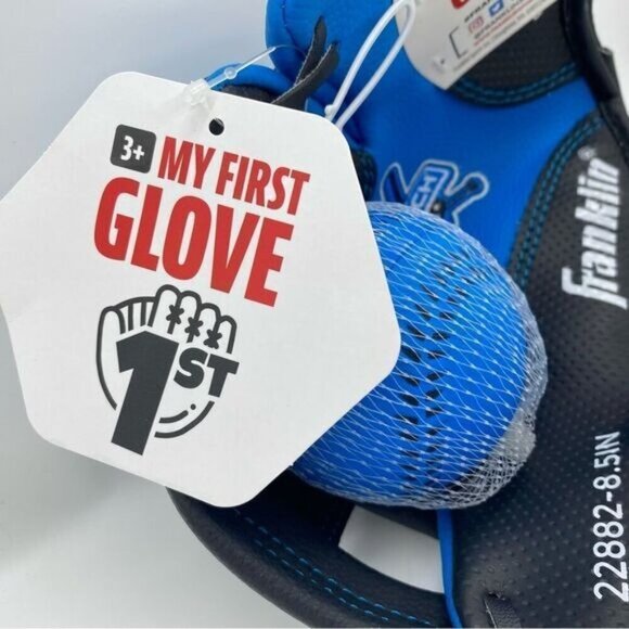 Franklin Air Tech Adapt T Ball Glove and Ball Set New - Picture 2 of 9